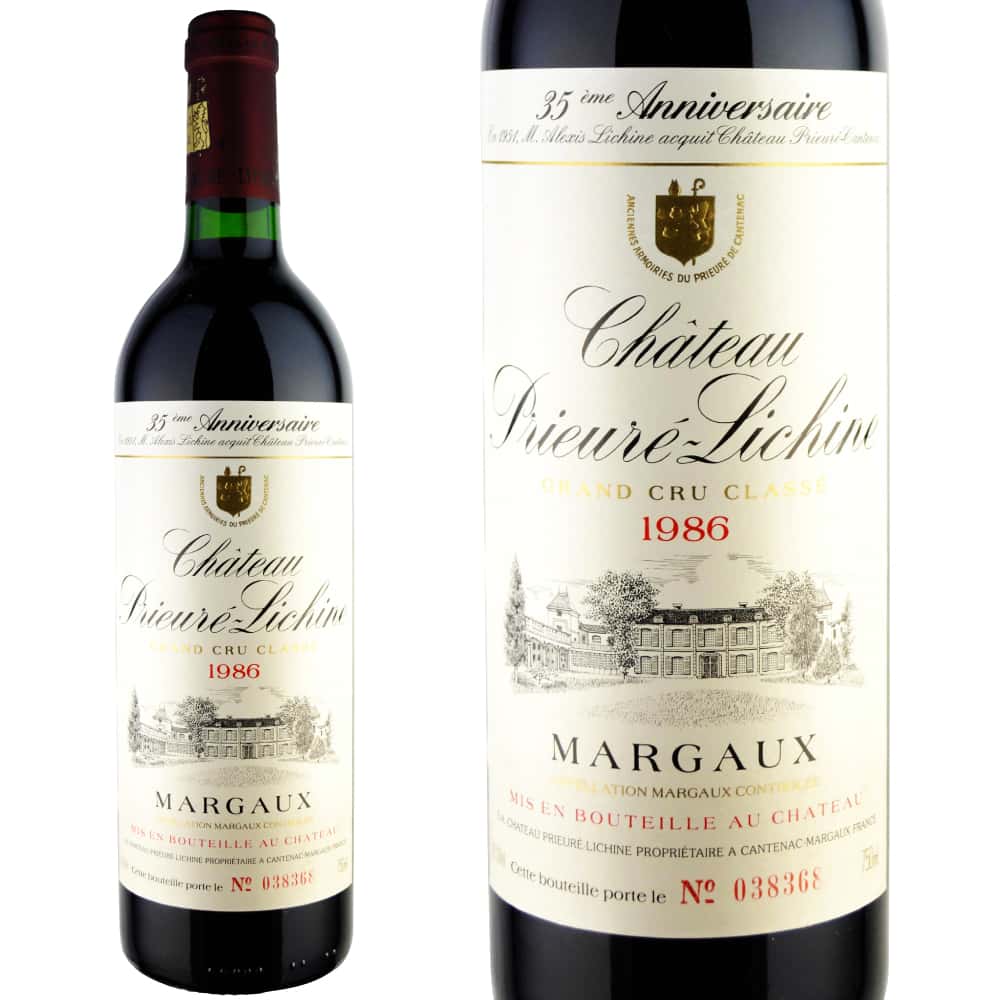 1986年 シャトー・プリュレ・リシーヌ