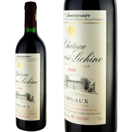 1986年 シャトー・プリュレ・リシーヌ