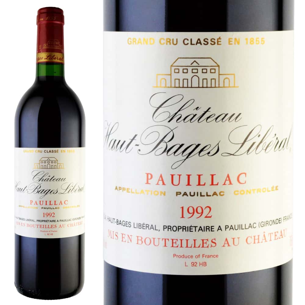 1992年 シャトー・オー・バージュ・リベラル