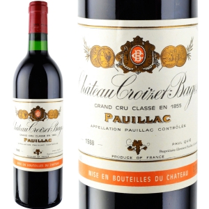 1988年 シャトー・クロワゼ・バージュ