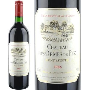1986年 シャトー・レ・ゾルム・ド・ペズ