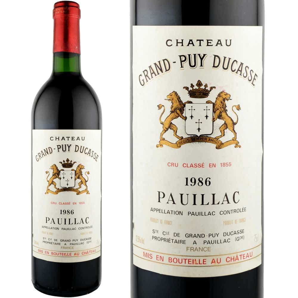1986年 シャトー・グラン・ピュイ・デュカス