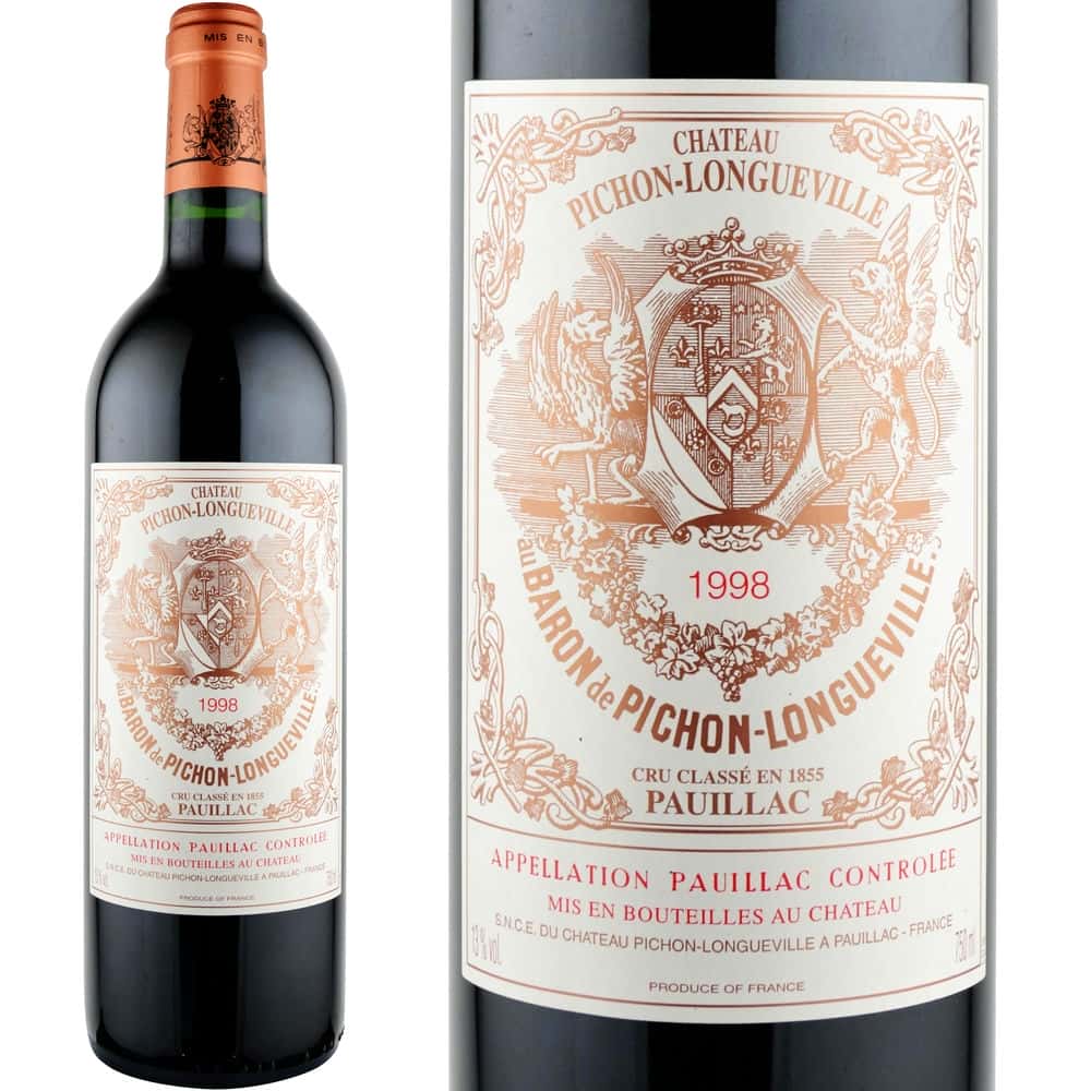 1998年 シャトー・ピション・ロングヴィル・バロン
