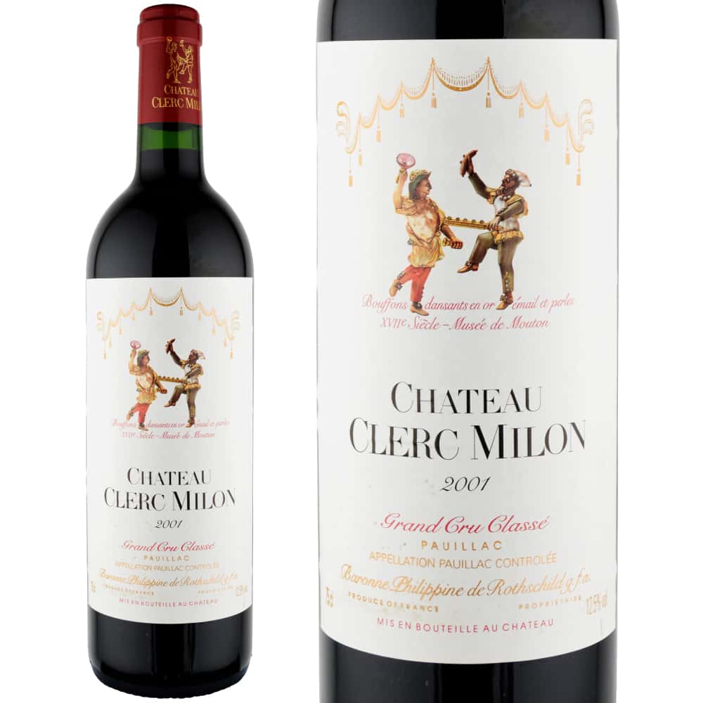 2001年 シャトー・クレール・ミロン