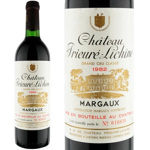 1982年 シャトー・プリュレ・リシーヌ
