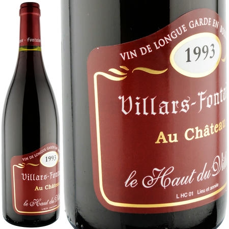 1993年 シャトー・ド・ヴィラール・フォンテーヌ / ブルゴーニュ・オー・コート・ド・ニュイ・ヴィラージュ・ルージュ(新ラベル)