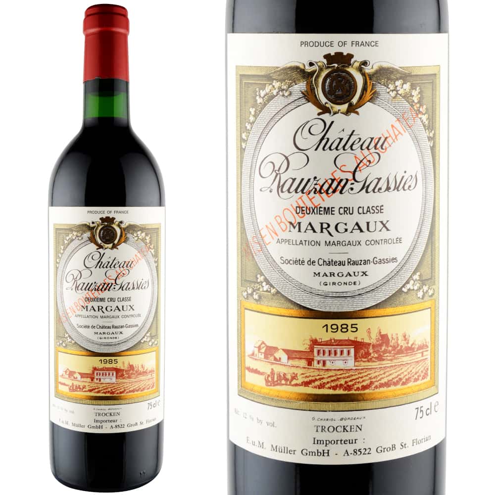 1985年 シャトー・ローザン・ガシー