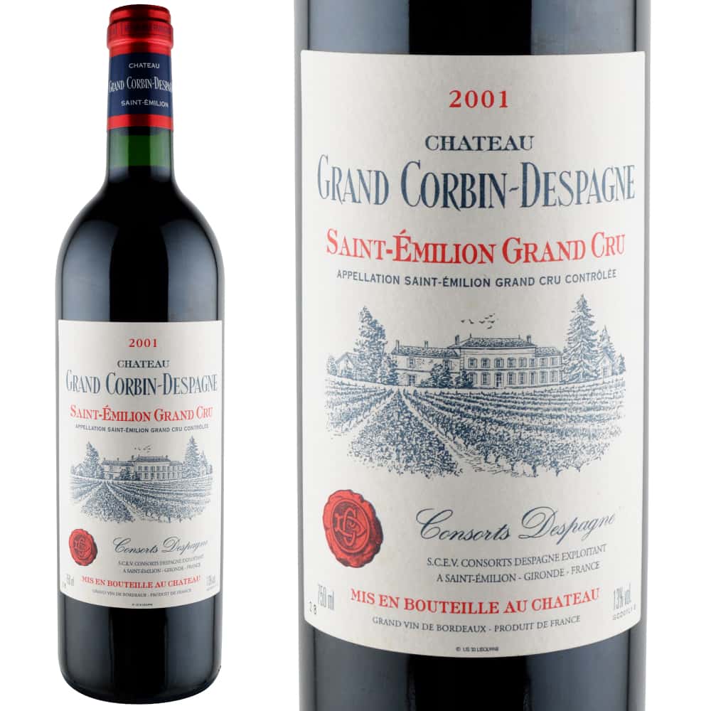 2001年 シャトー・グラン・コルバン・デスパーニュ