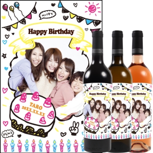 オリジナルラベルワイン0006【写真ラベル】