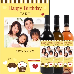 オリジナルラベルワイン0025【写真ラベル】