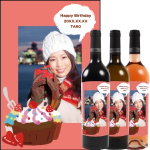 オリジナルラベルワイン0027【写真ラベル】