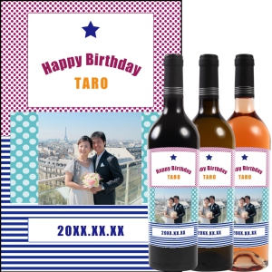 オリジナルラベルワイン0060【写真ラベル】