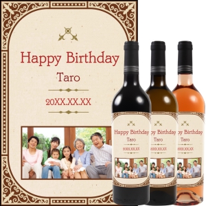 オリジナルラベルワイン0087【写真ラベル】