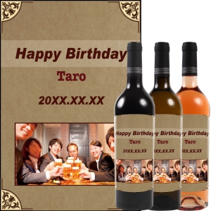 オリジナルラベルワイン0089【写真ラベル】