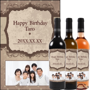 オリジナルラベルワイン0096【写真ラベル】