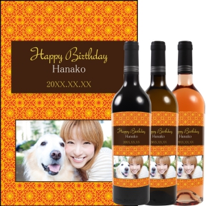 オリジナルラベルワイン0100【写真ラベル】