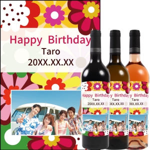 オリジナルラベルワイン0105【写真ラベル】