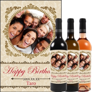 オリジナルラベルワイン0129【写真ラベル】