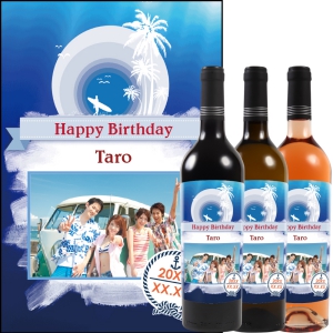 オリジナルラベルワイン0172【写真ラベル】